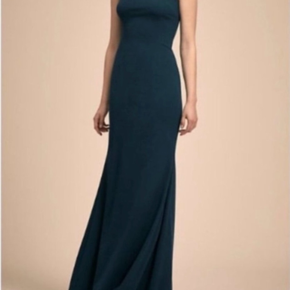 Katie May One Shoulder Dark Teal Dress